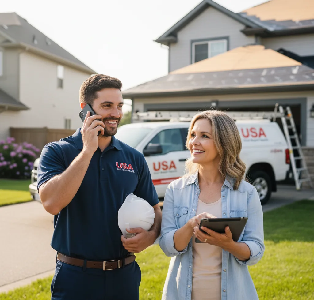USA Roof Repair Experts customer support in Cuthbert